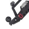 Vgoohobby Aluminum Front & Rear Bumper with LED Headlights Tow Hook Spare Tire Carrier Compatible with Traxxas TRX4 TRX-4 Axial SCX10 SCX10-II 90046 90047 SCX10-iii AX10300 1/10 RC Crawler Car