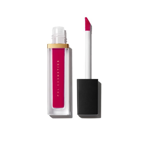 PDL Cosmetics by Patricia De León | Bold Aspirations Liquid Lipstick (Boom Boom Babe) | Highly Pigmented Smooth Matte Finish | Fushia Tone | Long Lasting, Non-Transfer, Hydrating Formula | Vegan | Cruelty-Free | .14 oz