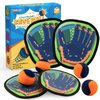 Qrooper Toss and Catch Ball Game Outdoor Games for Kids Toys Baseball Games Beach Toys Baseball Training Paddle Ball Yard Pool Games Outside Toys for 3 4 5 6 7 8 Year Old Easter Basket Stuffers
