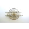 Generic Gray and shimmering gold cut out filiglree hair claw clip