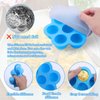 XANGNIER Silicone Air Fryer Egg bite Mold,2 Pack Reusable Egg Bites Pan with Lid-Alternative to Sous Vide Egg Bite Maker,Air Fryer Accessories