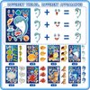 24 Sheets Ocean Animal Make a Face Stickers, Animals Party Games Stickers for Kids, Make Your Own Animal Stickers for Kids Birthday Party Favors Classroom Rewards, Animal Themed Art Craft Supplies