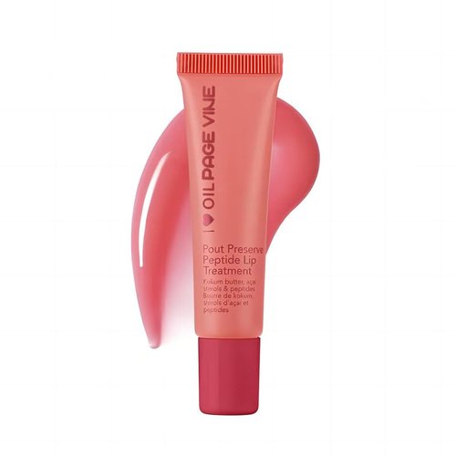 Pout Preserve Peptide Lip Treatment, lip balm，lip peptide，pout preserve summer lip gloss (Strawberry Sorbet)
