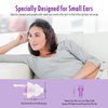 Hearprotek Sleeping Ear Plugs, 2 Pairs Ear Plugs (32db & 30db) Ultra Soft Noise Reduction and Hearing Protection earplugs for Side Sleepers, snoring, Travel, Working, Safety (Purple)