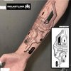 INKARTLINK Temporary Tattoos, Semi Permanent Tattoo Adult Art Design Waterproof Temp Tattoo Party Favors Tattoo Stickers Realistic Look, No Adhesive, Lasts 1-2 Weeks (Function)