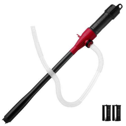 BOYISEN Battery Operated Liquid Transfer Pump - Electric Water Fuel Transfer Pump for Gasoline Diesel Oil, 2.2 Gallons per Min, Battery Power Siphon Pump