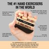 Prohands Gripmaster Rehab Hand Exerciser, Finger Exerciser (Hand Grip Strengthener), Spring-Loaded, Finger-Piston System, Added Palm Cushion, (0.75 lb XX-Light Tension, Tan-Gripmaster Rehab)