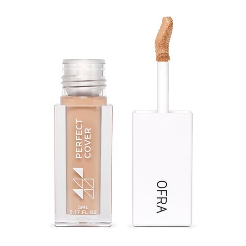 Ofra Perfect Cover Concealer - Natural - Natural Finish Liquid Concealer - Light Medium Shade with Neutral Undertones - Face Makeup and Under Eye Color Corrector for Dark Circles - 5 ml
