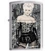 Zippo Goth Lady with Whip Street Chrome Windproof Lighter