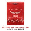 Intelligentsia Coffee, Light Roast Ground Coffee - House 12 Ounce Bag with Flavor Notes of Milk Chocolate, Citrus, and Apple
