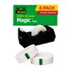 Scotch Magic Tape, 6 Rolls with Dispenser, Numerous Applications, Invisible, Engineered for Repairing, 3/4 x 1000 Inches, Boxed (810K6C38)