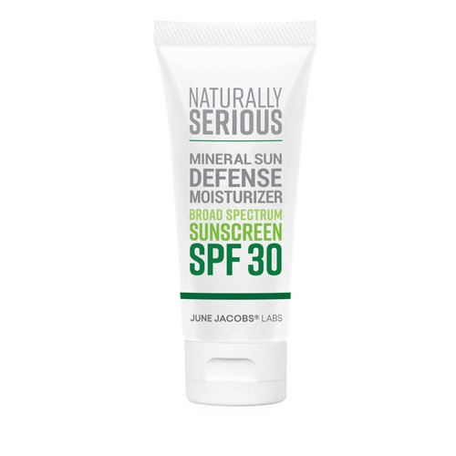 Naturally Serious | Mineral Sun Defense Moisturizer Broad Spectrum Sunscreen SPF 30, Mineral Sunscreen SPF 30, Sunscreen Moisturizer For Face, Vegan Skincare, Cruelty-Free Skincare