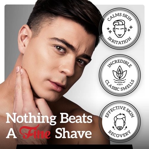 Fine Platinum Men's Aftershave - A Splash Of Classic Barbershop Aftershave for Modern Men - The Wet Shaver’s Favorite