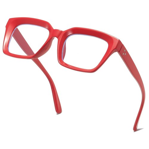aisswzber Blue Light Blocking Glasses,Computer Reading/Gaming/TV/Phones Glasses for Women Men Thick Square Frame