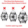 LDFAS Fenix 7X/6X/5X Plus Band, 26mm Titanium Metal Quick Release Easy Fit Watch Strap with Double Button Clasp Compatible for Garmin Fenix 7X Pro/6X Pro/5X Plus/Enduro 2/tactix 7 Bands, Black
