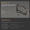 SmallRig Night Eagle Z8 Camera Cage for Nikon Z 8, Aluminum Alloy Full Cage, with Quick Release Plate for Arca-Swiss and Cold Shoe Mount for Microphone and Light - 4316