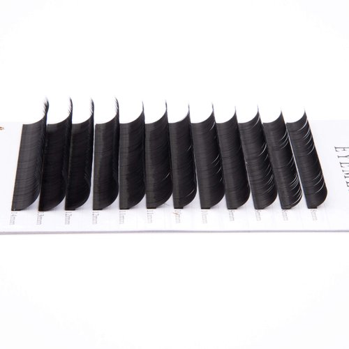 Eyelash Extensions 0.15 D Curl Natural Faux Mink Eyelash Extensions Individual Lashes Extension 15mm Tray Salon Use by EYEMEI
