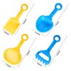 Haakong 8 Pcs Sand Shovels for Kids Colorful Plastic Beach Shovels Bulk Garden Beach Toys