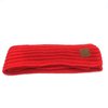 BEARUN Kids Knit Scarf Winter Fashion Solid Color Toddler Baby Scarves Wrap Neck Warmer Red