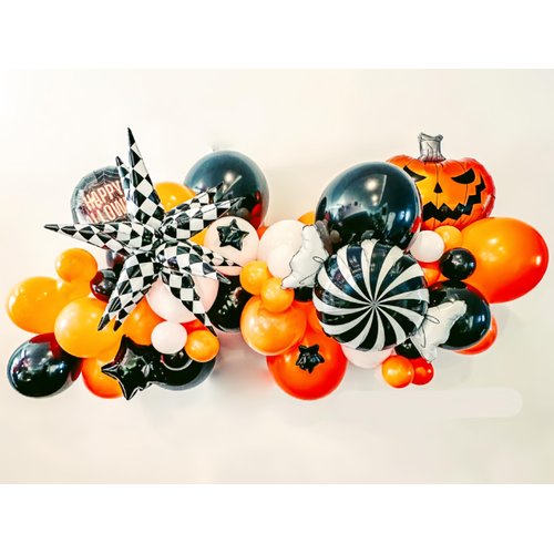2*12PCS Black White Checkered Explosion Pointed Star Foil Balloons/4D Checkered Racing Balloons/Race Car Birthday Party Supplies/Las Vegas Casino Party/Father's Day Boys Birthday Party (2 PCS Black)