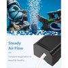 Pawfly Mini Aquarium Air Pump for 3-20 Gallon Nano Fish Tanks 15 GPH Oxygen Aerator Pump with Bracket Airline Tubing Air Stone Control Valve and Check Valve Accessories