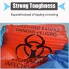 Daarcin Red Biohazard Waste Bags,20pcs 16.5x20in/42x51cm Medical Action Infectious Waste Bag With Hazard Symbol Disposable Hazardous