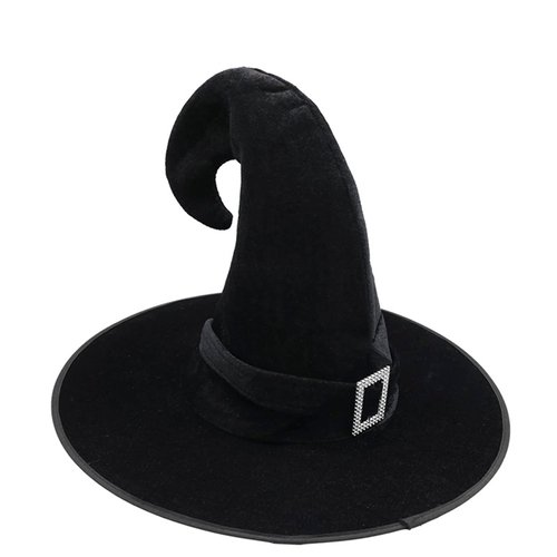 CUMENGLG Witch Hat for Women Halloween Witch Decoration for Halloween Party Carnivals Masquerade Cosplay Costume Accessory