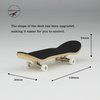 WDTMEEZU Wood Finger Skateboard Professional Fingerboards Wheels with Bearings Mini Fingerboard Finger Toy for Adults and Kids-30mm Pharaoh