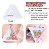 Crystal Pick up Tool Rhinestones Picker Pencil Nail Art Gem Wax Pen Yellow 2pcs + 3 Triangular plates