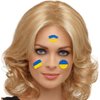 Meme Series Womaha 40 Sheets Ukraine Flag Temporary Tattoos for Kids Football Temporary Face Tattoos