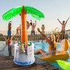 Zcaukya Inflatable Palm Tree Cooler, 60" Blow Up Palm Tree Cooler for Tropical Party Decorations, Hawaiian Party Supplies Pool Party Decorations