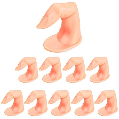 Mudder Practice Fingers DIY Nail Art Training Fingers Nail Decoration Training Fingers for Acryli...