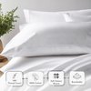California Design Den Standard Queen Size Pillowcase Set - 400 Thread Count, 100% Cotton Sateen, Set of 2 Pillow Covers, Breathable, Cooling, Soft for Quality Sleep - Hunter Green