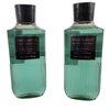 Bath and Body Works Men's Collection Freshwater 2 in 1 Hair and Body Wash 10 Oz. 2 Set.