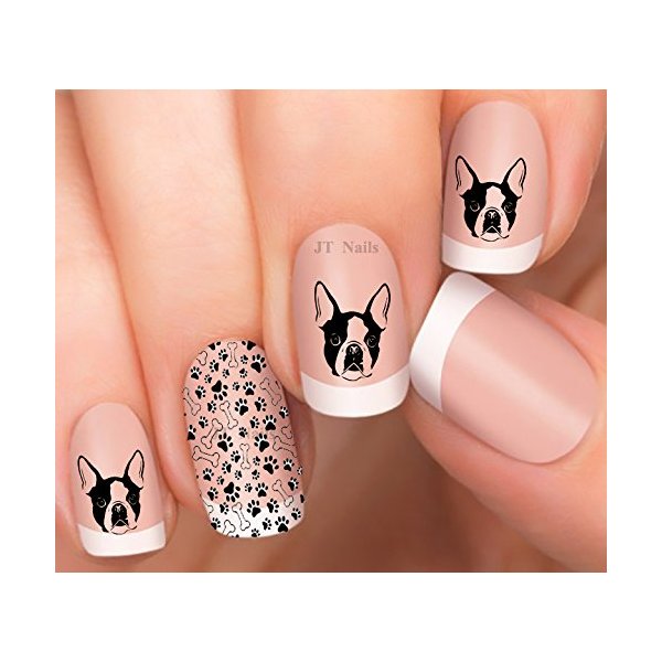 Boston Terrier Design #2 Nail Art Decals