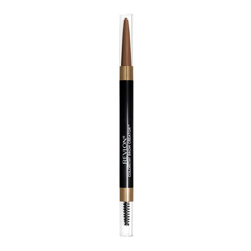 Revlon Eyebrow Pencil & Powder, ColorStay Brow Creator 2-in-1 Eye Makeup with Spoolie, Longwearing with Precision Tip, 605 Soft Brown, 0.23 Oz