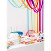 Talking Tables RAIN Happy Birthday Rainbow Shaped Plates Party Decorations, Pack of 12, Width 24cm, 9", Gold Foil and Mixed Colors