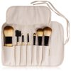 SHANY Bamboo Makeup Brush Set - Vegan Professional Makeup Brushes With Premium Synthetic Hair & Cotton Pouch for Easy Brush Storage - 7pc
