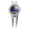 GRAPHICS & MORE Thin Blue Line American Flag Golf Divot Repair Tool and Ball Marker