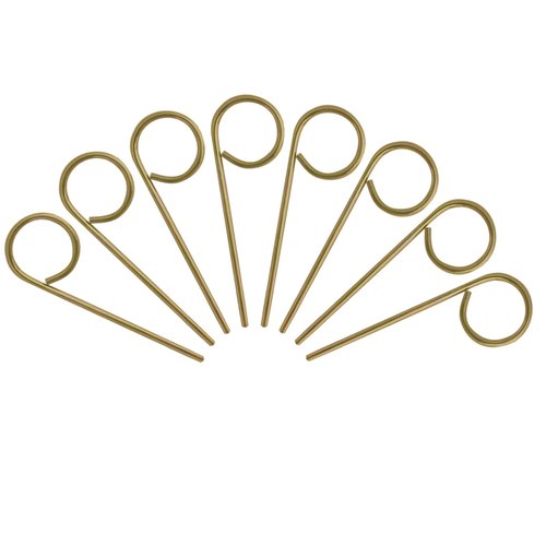 Interior Door Key Emergency Key for Bathroom Bedroom, Solid Key Pin, Interior Privacy Door Lock Compatible - 8 Pack