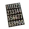 Hy-Ko Products MM-32N Self Adhesive Vinyl Die Cut Numbers, 2" High, Prism Silver, 28 Count