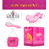 Kids Makeup Kit for Girls Princess Dress Up Shoes, BIBUTY Pretend Play Fake Makeup Set Toy for Girls with Princess Shoes Crowns Handbag for Little Girls, Princess Toy Gift for 3-6 Toddler Little Girls