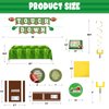 DMIGHT Football Party Supplies, 178 Pcs Set - Balloon, Plate, Cake Toppers, Napkin, Bottle Label, Sticker, Sign, Swirl Decoration, Banner, Tablecloth for Football Birthday Party Gameday Decorations