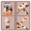 60PCS Realistic Dinosaur Party Favors Set include 36Pcs Dinosaur Temporary Tattoos Stickers, 24Pcs Dinosaur Slap Bracelet for Forest Dinosaur Dino Party Favors Prehistoric Dinosaur Themed Supplies