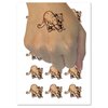 Stretching Mountain Lion Cougar Cat Temporary Tattoo Water Resistant Fake Body Art Set Collection - 54 1" Tattoos (1 Sheet)