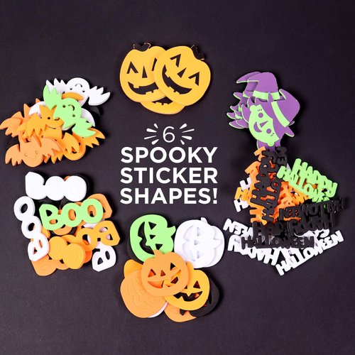 Horizon Group USA Halloween Sticker & Tattoo Party Pack, Includes 450+ Stickers, 15+ Temporary Tattoos & More, Great For Halloween Arts And Crafts For Kids & Bags Goodies Multi-Color