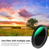 K&F Concept 67mm Variable Fader ND2-32 ND Filter and CPL Circular Polarizing Lens Filter in 1 for Camera Lens Waterproof Neutral Density Polarizer Filter (Nano-D Series)