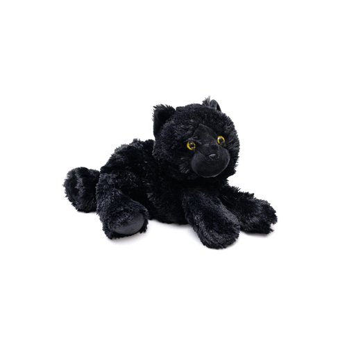 warmies Microwavable & Weighted Stuffed Animals, Black Cat - Heated Stuffed Animal Plushie for Warmth & Comfort - Cute Soft Plush Toys for Adults & Children (Boys, Girls, Babies & Toddlers)