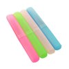 5Pcs Travel Toothbrush Case Plastic Portable Dust-proof Toothbrushes Holder Toothbrush Tube Container Toothbrush Carrying Case Cover Protector for Travel Business Camping Home Use (Random Color)