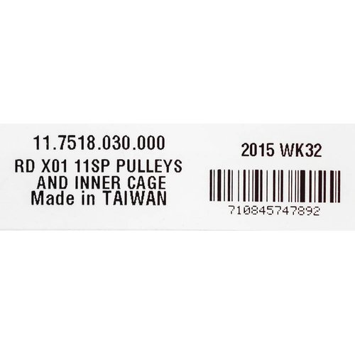 SRAM X01 11 Speed Rear Derailleur Inner Cage/Pulley Kit